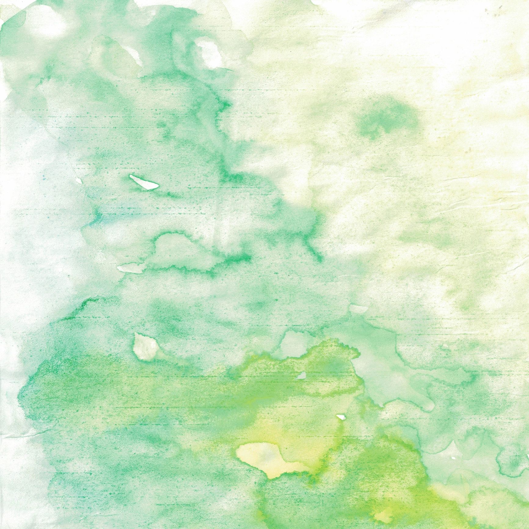 Soft green watercolor texture background